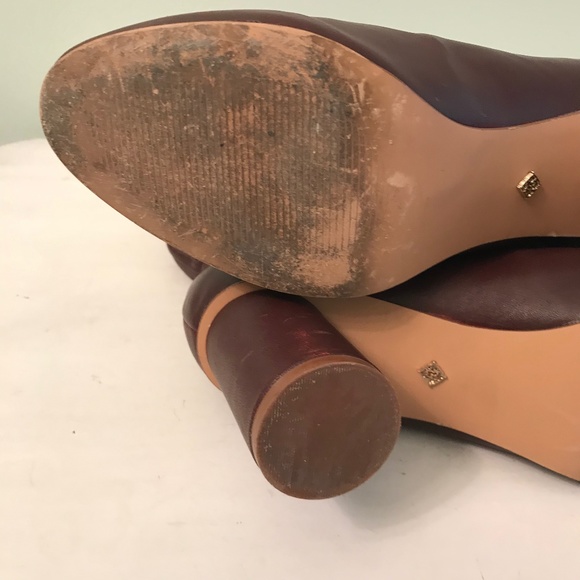 Nanette Lenore burgundy leather boots - Picture 10 of 12